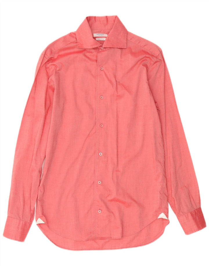 GUTTERIDGE Muška košulja veličina 15/38 Srednje crveni pamuk