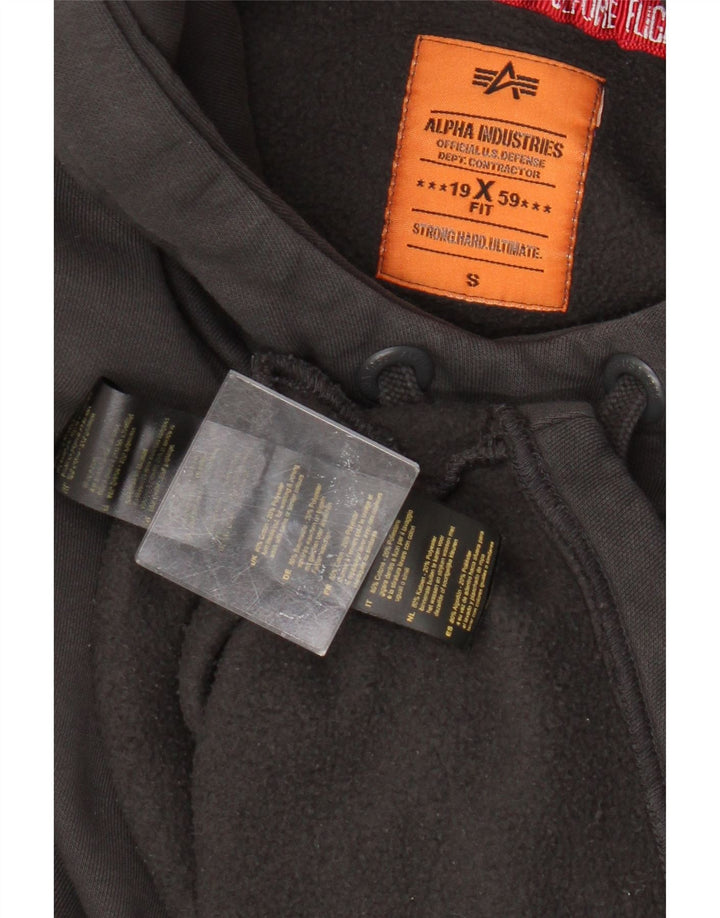 Alpha Industries ženski kratki džemperi s kapuljačom UK 10, mali sivi