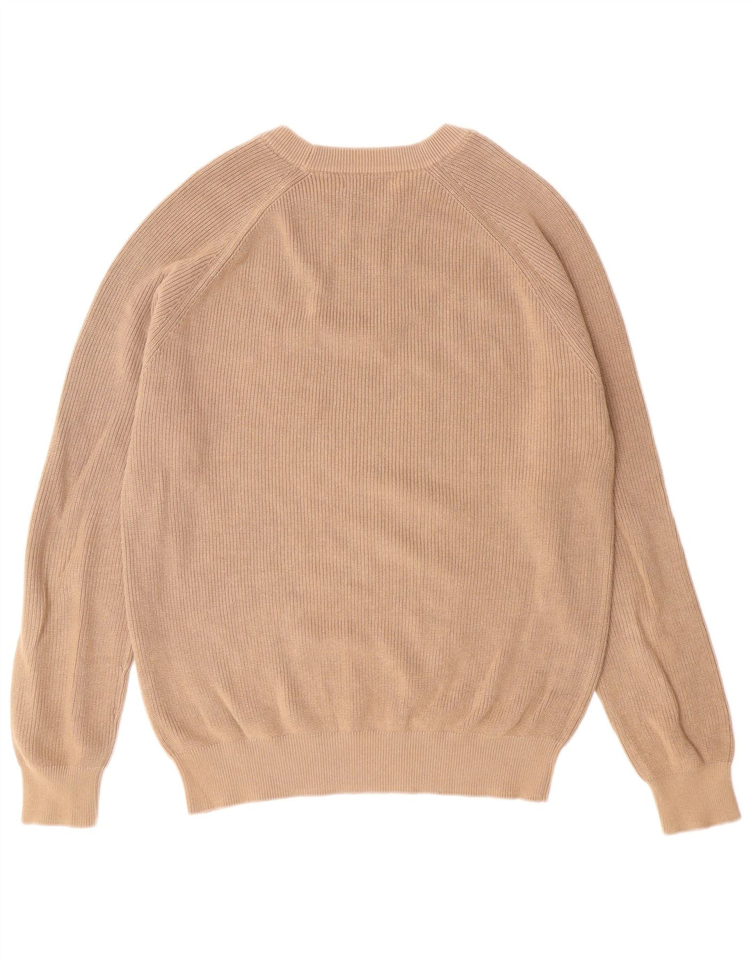 Zara muški džemper s okruglim izrezom, srednje smeđi pamuk