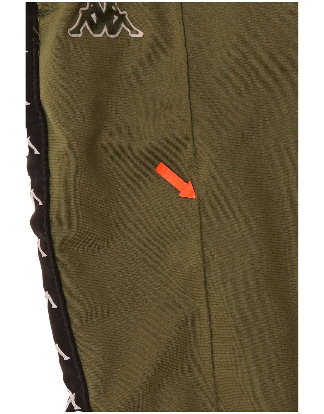 KAPPA muške trenirke s grafičkim motivima, hlače za trčanje, velike zelene boje