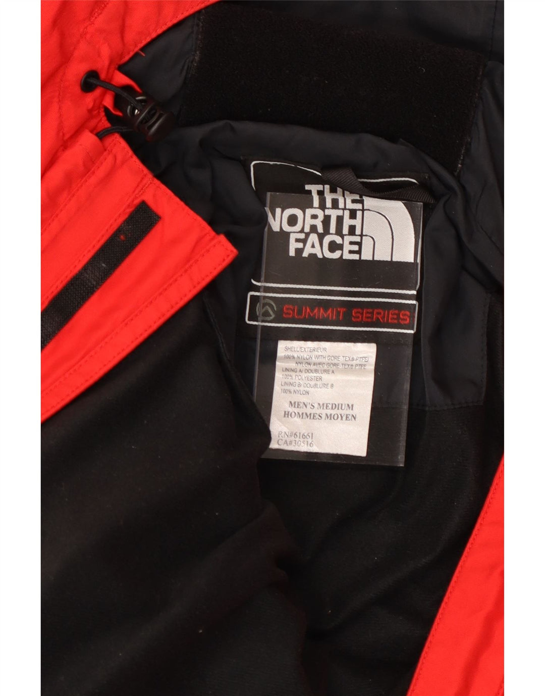 THE NORTH FACE muška vjetrovka s kapuljačom UK 38 srednje crvene boje
