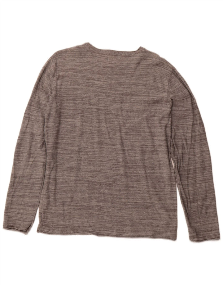 JACK & JONES Muška majica dugih rukava, veliki sivi pamuk
