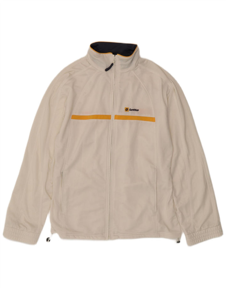 Lotto muška trenirka gornja jakna Medium Off White Sports
