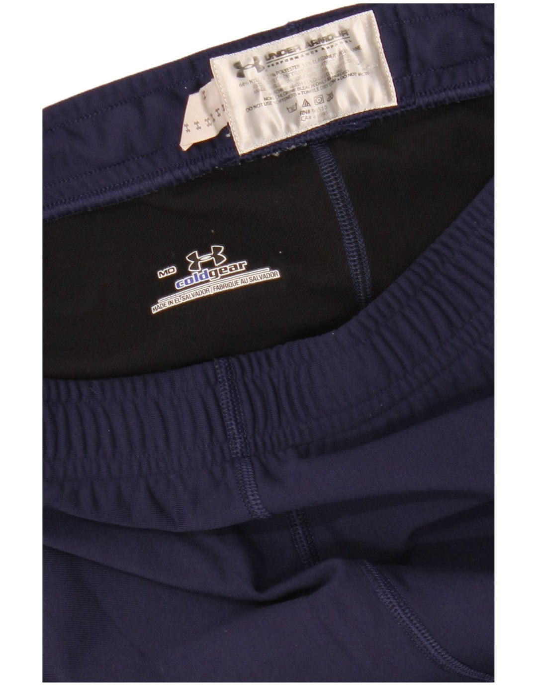 UNDER ARMOUR Ženske Cold Gear Leggings UK 12 Srednje tamnoplave