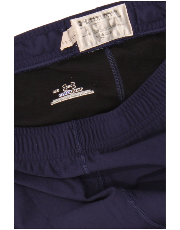 UNDER ARMOUR Ženske Cold Gear Leggings UK 12 Srednje tamnoplave