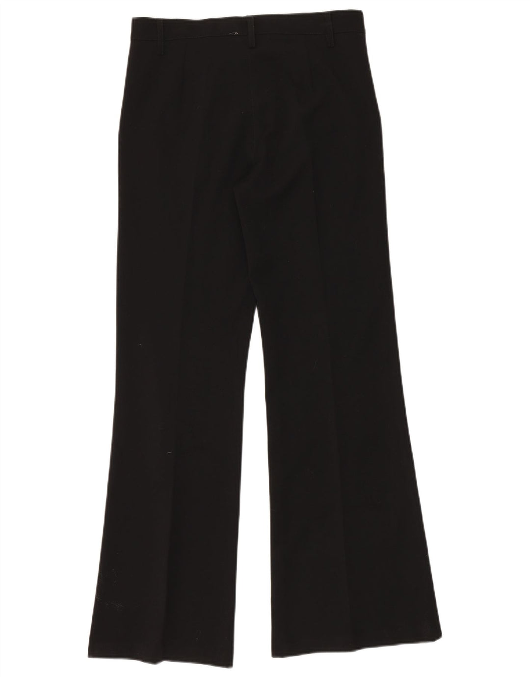 VINTAGE ženske chino hlače srednjeg kroja W30 L32 crni poliester