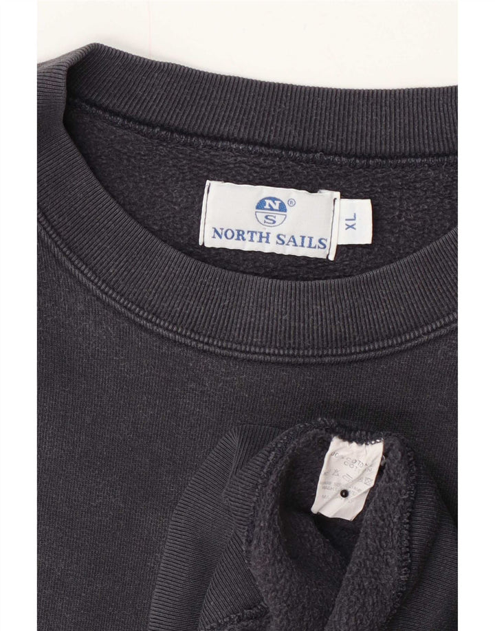 North Sails muški džemperi XL sivi pamuk