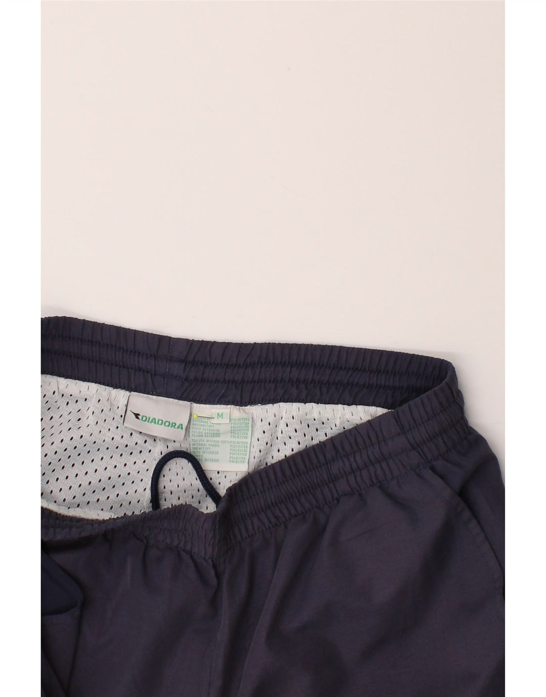 DIADORA Mens Tracksuit Trousers Medium  Navy Blue Polyester Vintage Diadora and Second-Hand Diadora from Messina Hembry 