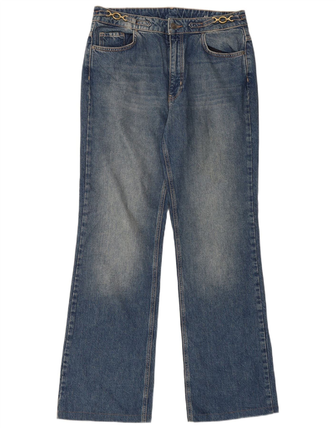 Massimo Dutti Ženske traperice visokog rasta EU 40 Srednje W30 L31 Plave