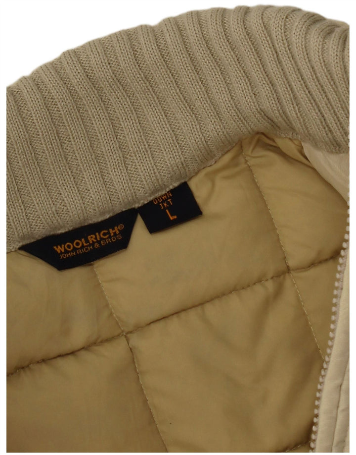 Woolrich ženska podstavljena jakna UK 14 Large Beige