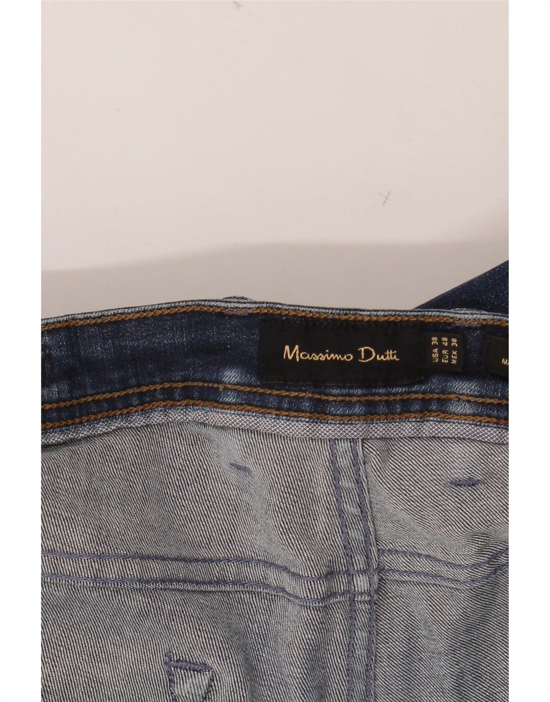 MASSIMO DUTTI Muške uske traperice EU 48 XL W38 L32 Plave