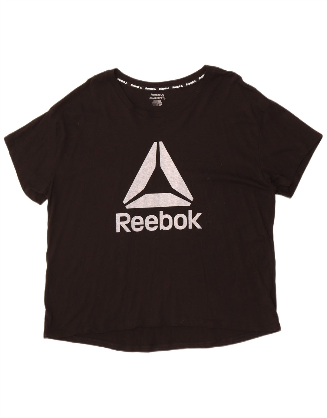 Reebok muška majica s grafičkim motivima 2XL crni pamuk