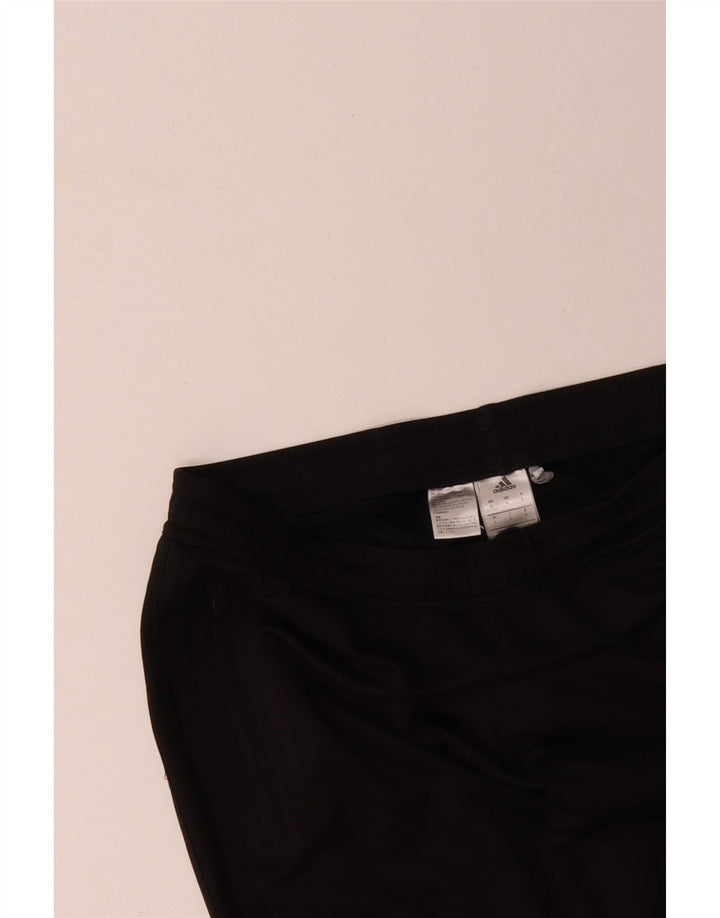ADIDAS Muške hlače od trenirke otporne na klimatske uvjete, velike crne poliesterske hlače