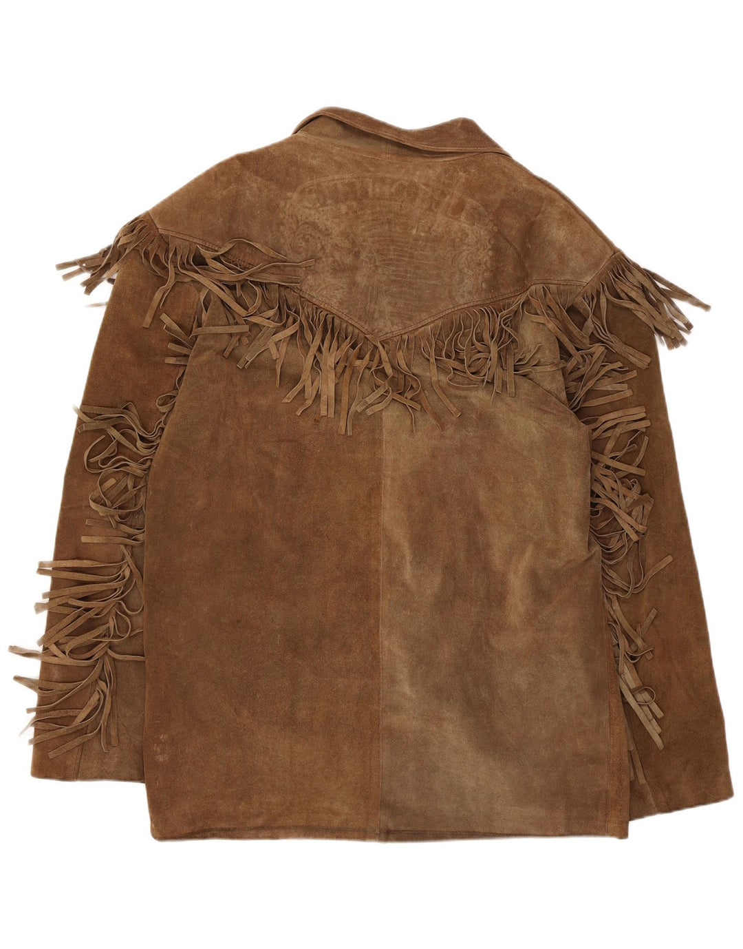 Vintage muška jakna od brušene kože s 2 gumba IT 50 Large Brown