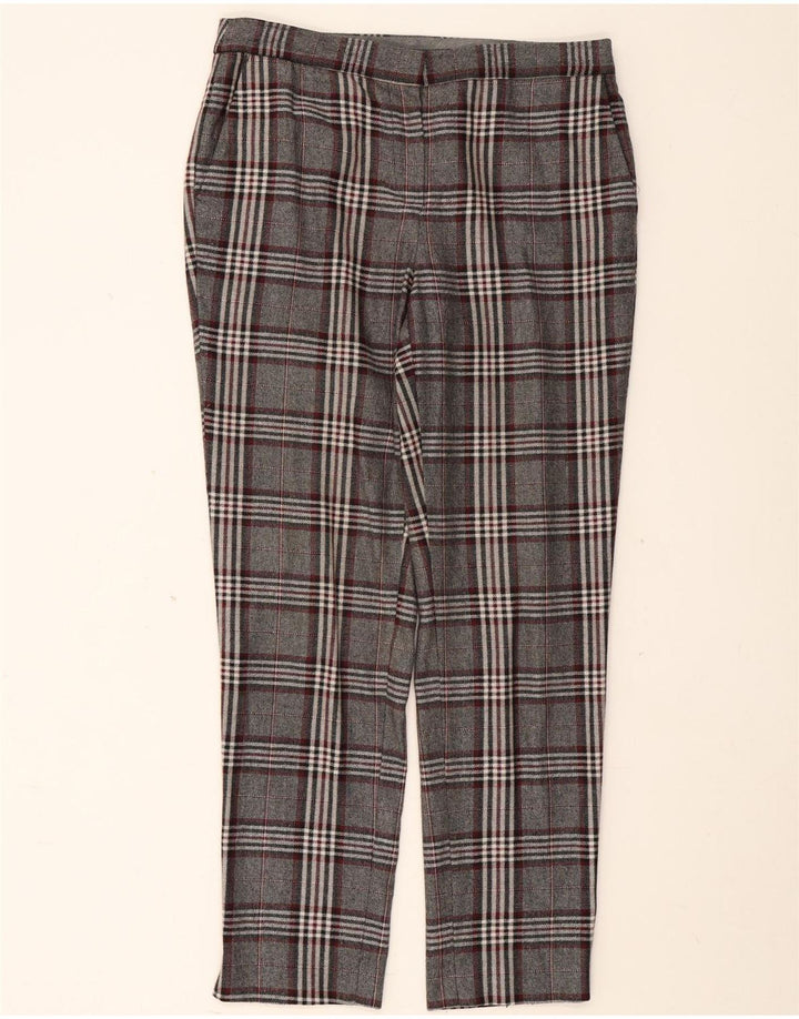 Massimo Dutti ženske chino hlače EU 40 srednje W30 L29 sive karirane