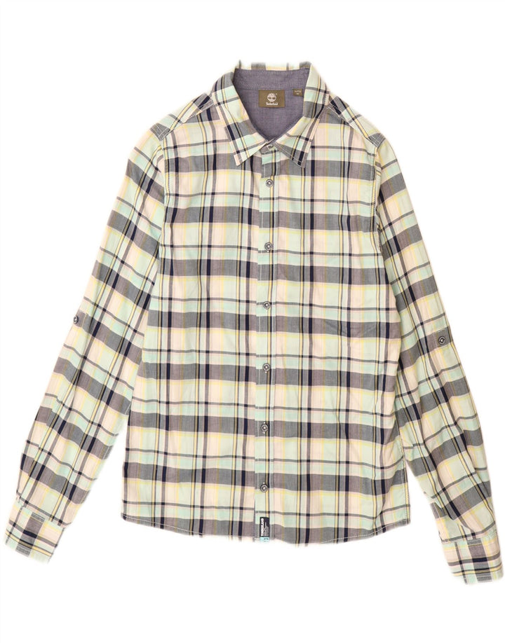 TIMBERLAND Flanel košulja za dječake 15-16 godina srednje šarene karirane