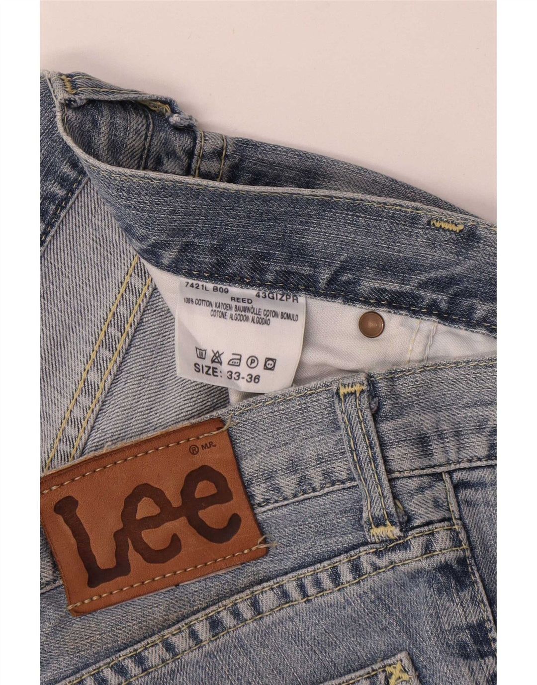 Lee ženske traperice REED Bootcut W33 L36 plavi pamuk