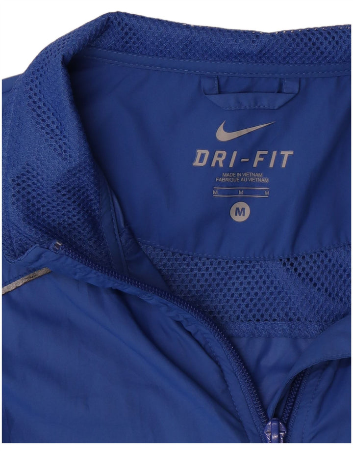 Nike Dri Fit trenirka gornja jakna Srednje plavi poliester