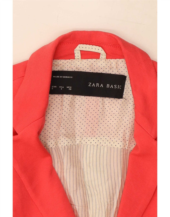 Zara ženski sako sa 1 gumbom UK 10 Mala crvena