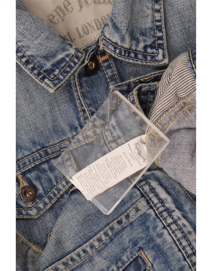 PEPE JEANS Denim jakna za dječake 9-10 godina, plavi pamuk