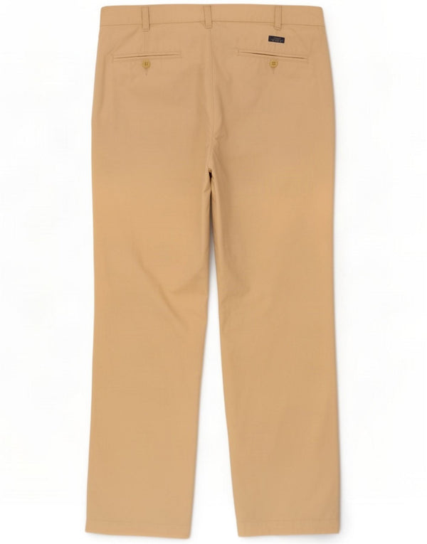 Marks & Spencer muške chino hlače s kvačicama Blue Harbor W34 L31 Bež