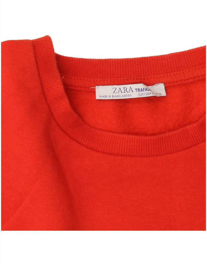 ZARA Ženska majica s kratkim rukavima UK 10 Small Red