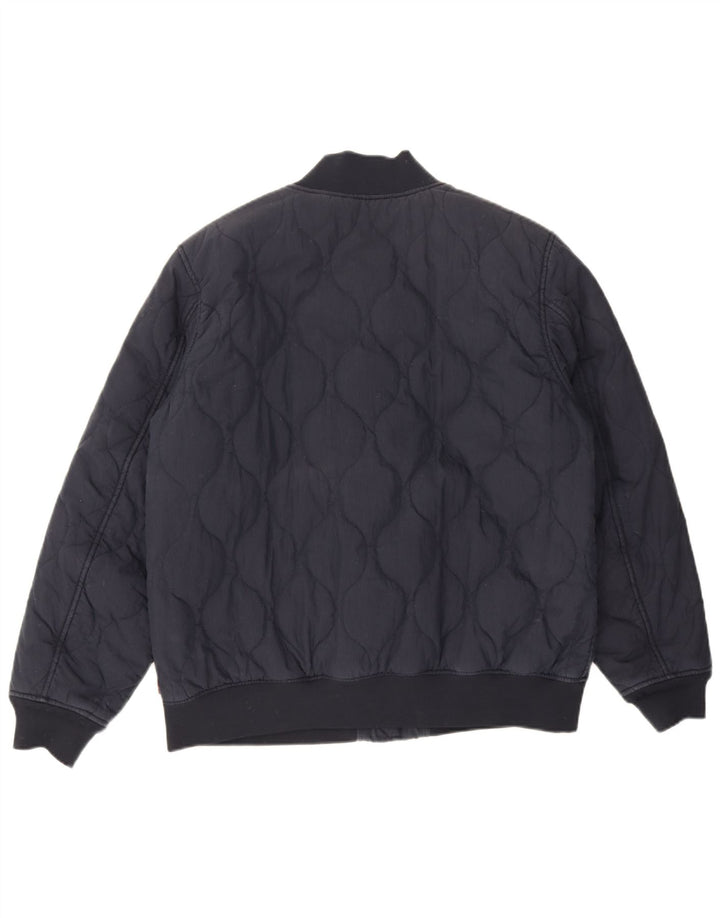 Levi's muška bomber podstavljena jakna UK 42 XL tamnoplavi pamuk
