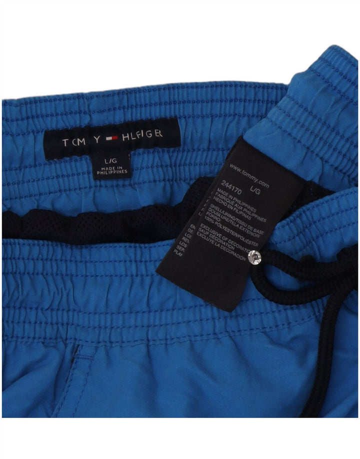 Tommy Hilfiger muške kratke kupaće hlače veliki plavi poliester