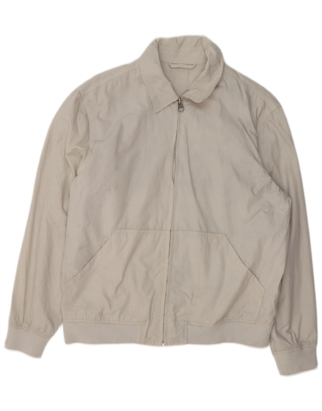 Zara muška bomber jakna UK 40 veliki bijeli najlon
