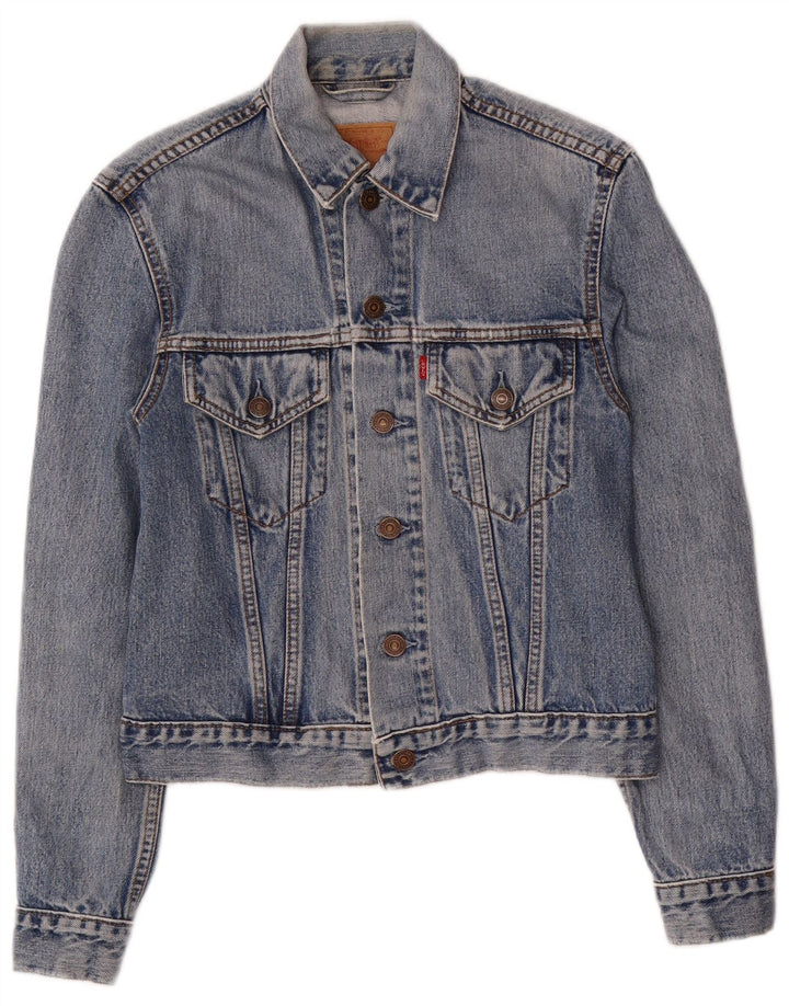 Levi's ženska traper jakna UK 10 Small Blue Cotton