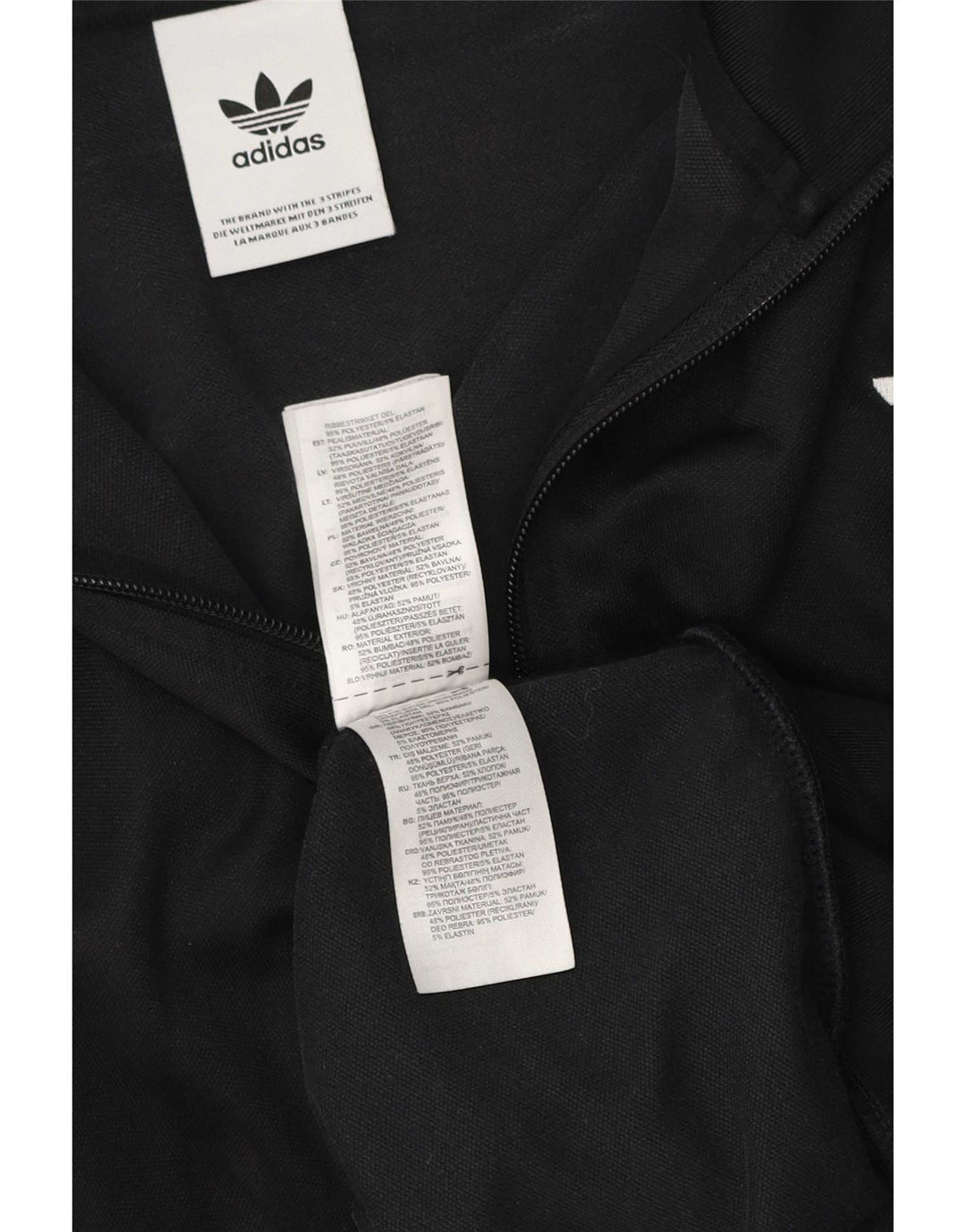 Adidas muška trenirka gornja jakna 2XL crni poliester