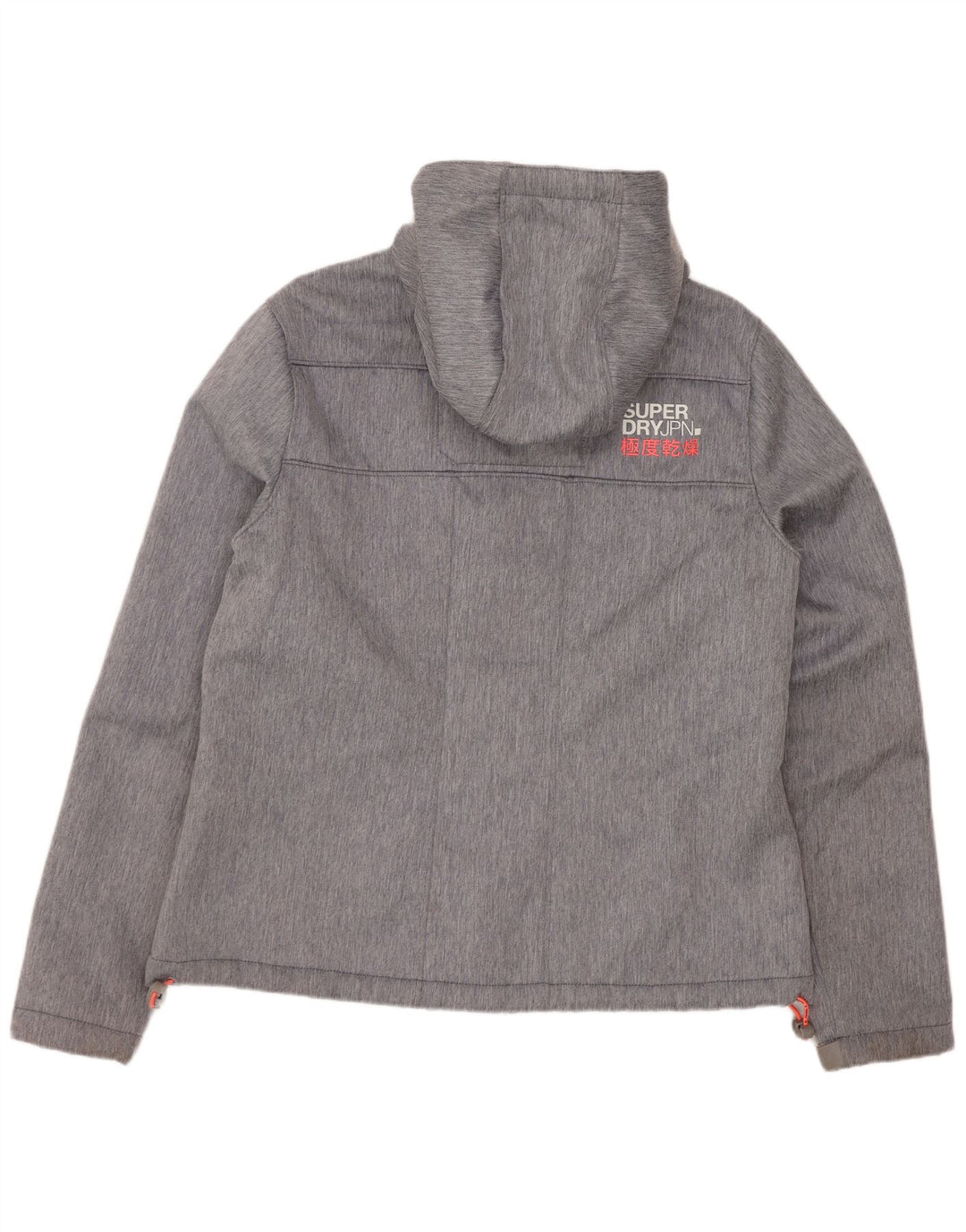 Superdry ženska jakna s kapuljačom UK 16 veliki sivi poliester