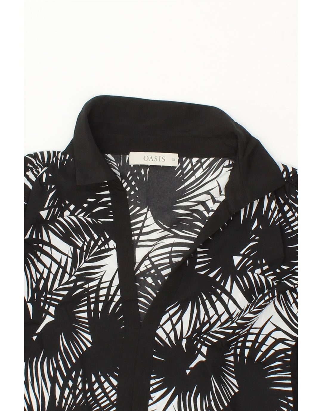 OASIS Womens Shift Dress UK 6 XS Black Floral Polyester Vintage Oasis and Second-Hand Oasis from Messina Hembry 