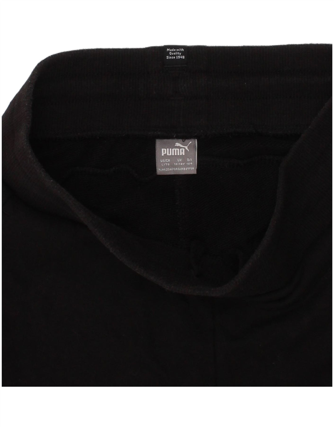 Puma kratke sportske hlače za djevojčice 13-14 godina, crni pamuk