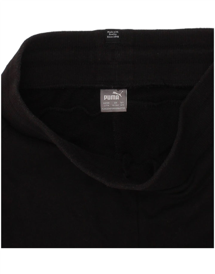 Puma kratke sportske hlače za djevojčice 13-14 godina, crni pamuk