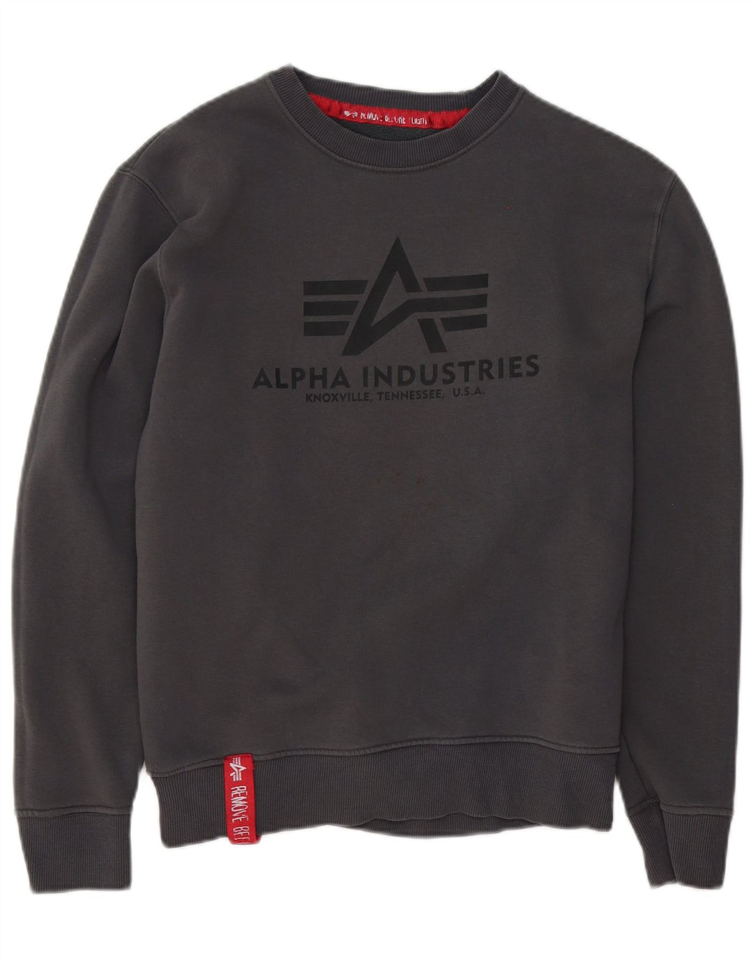Alpha Industries Muška majica s grafičkim motivima Mali sivi pamuk