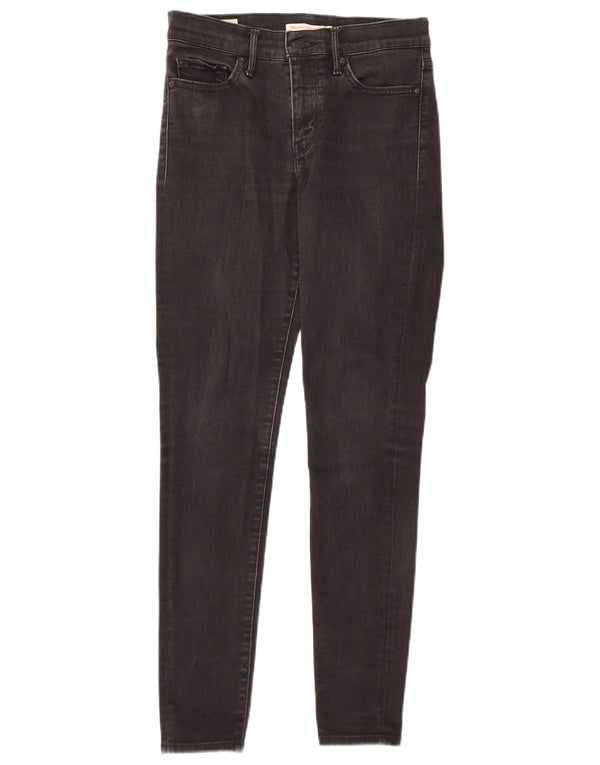 Levi's ženske 310 super uske traperice W27 L30 crni pamuk