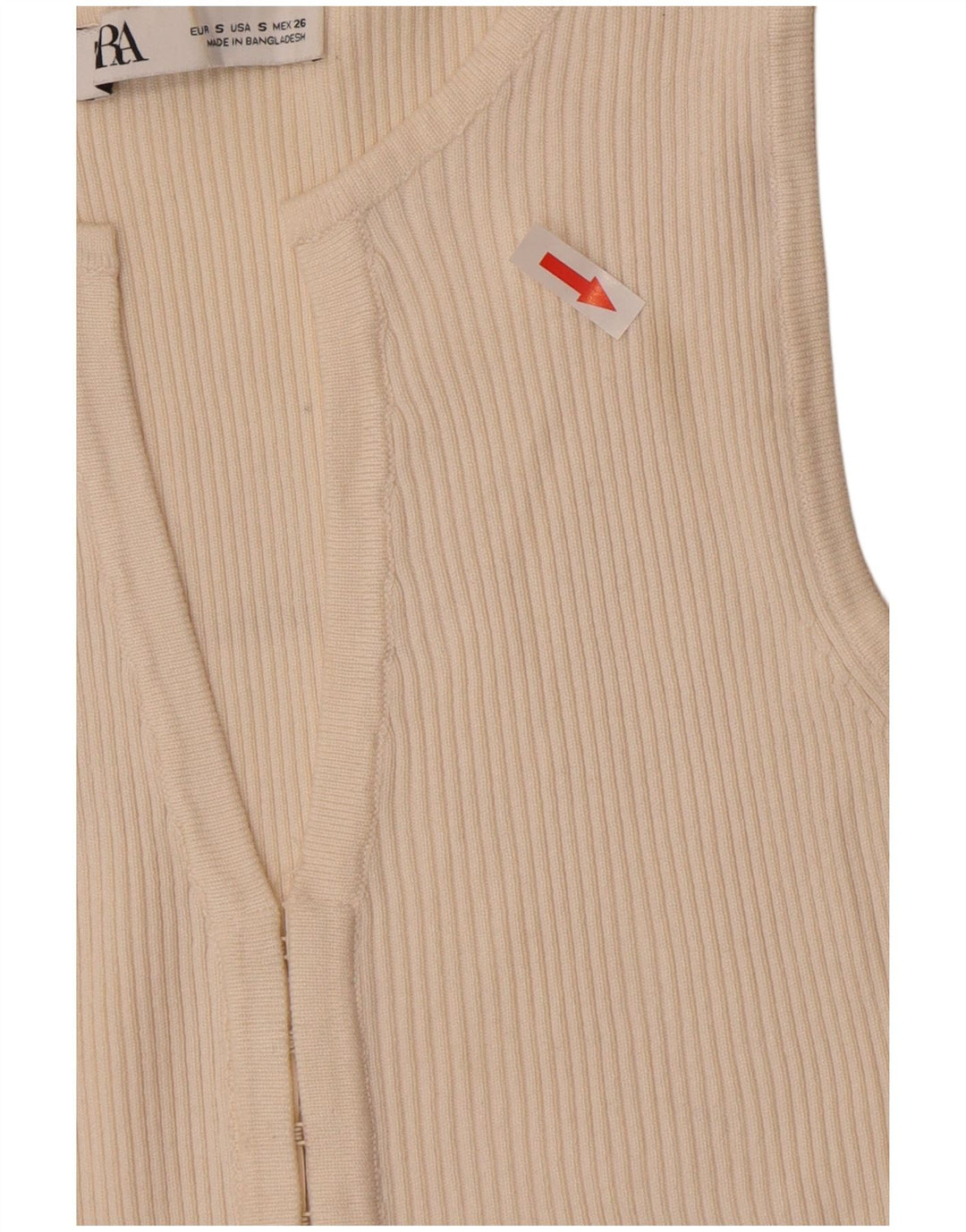 Zara ženski kardigan gornji dio UK 8 Small off white viskoza