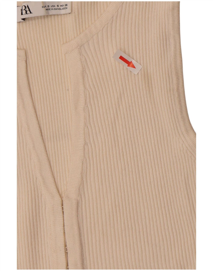 Zara ženski kardigan gornji dio UK 8 Small off white viskoza