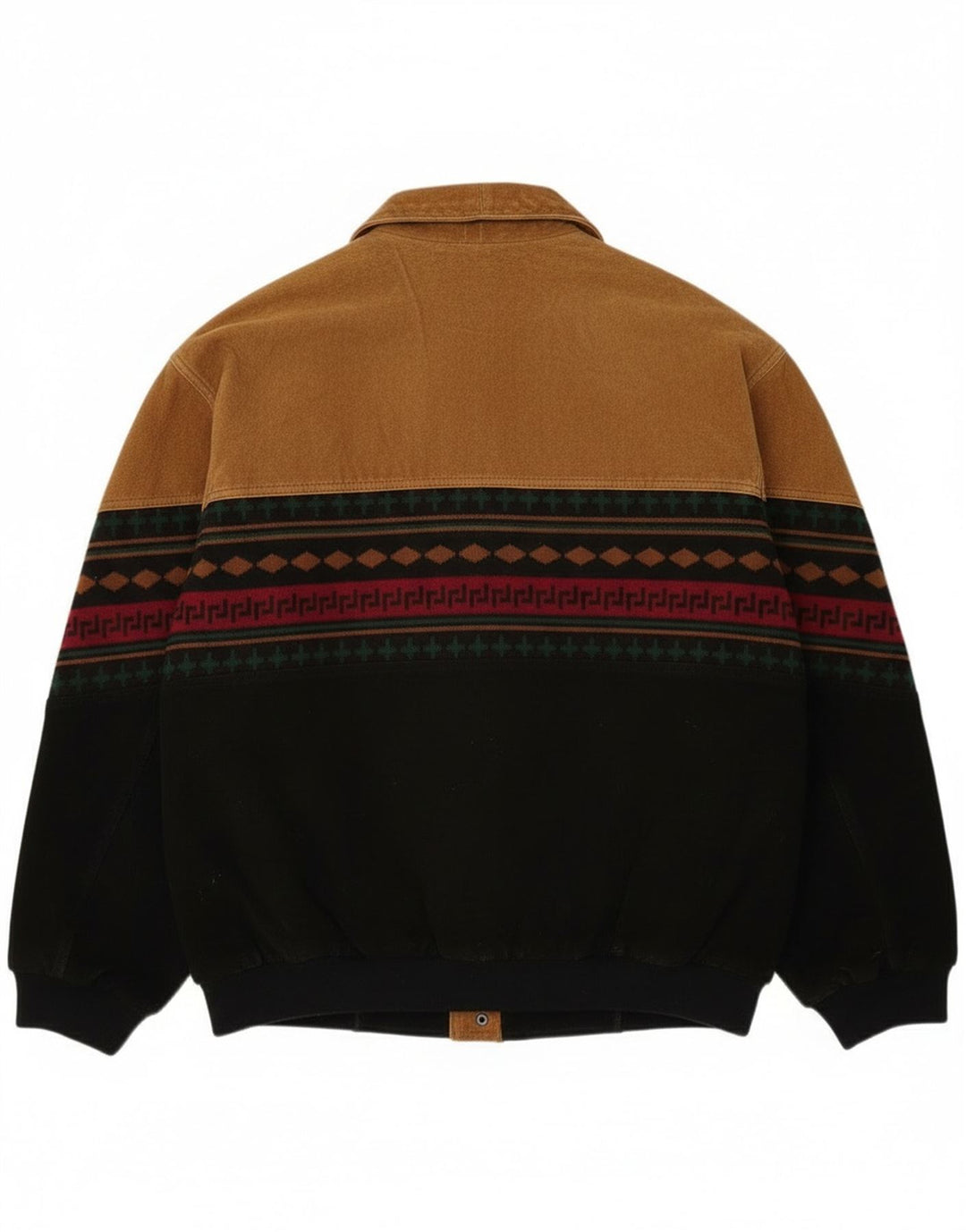 L'Homme Moderne muška bomber jakna vjetrovka UK 40 Large Brown Aztec
