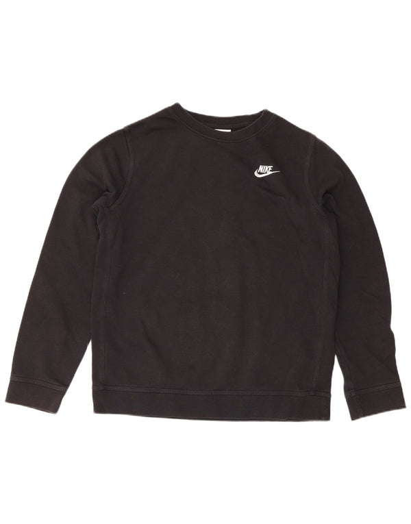Nike Boys Sweatshirt Džemper 13-14 godina XL crni pamučni sportski