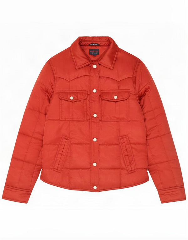 Ženska podstavljena jakna Tommy Hilfiger UK 12 Medium Red Polyester