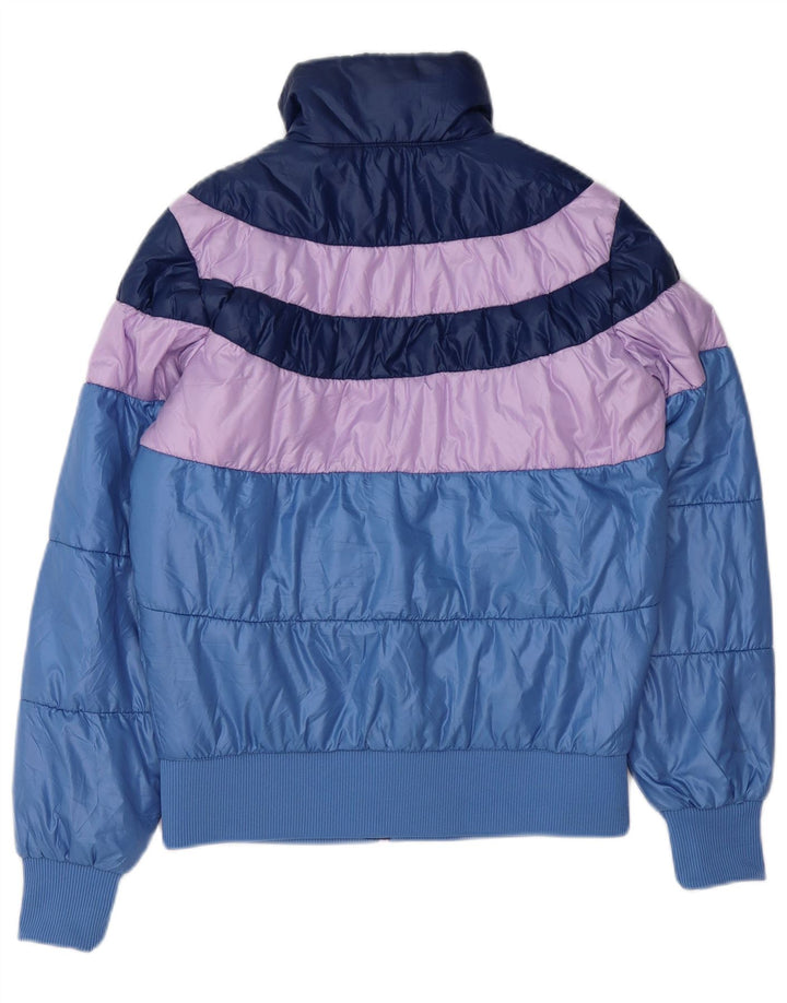 PUMA ženska podstavljena jakna UK 10 Small Blue Colourblock poliester