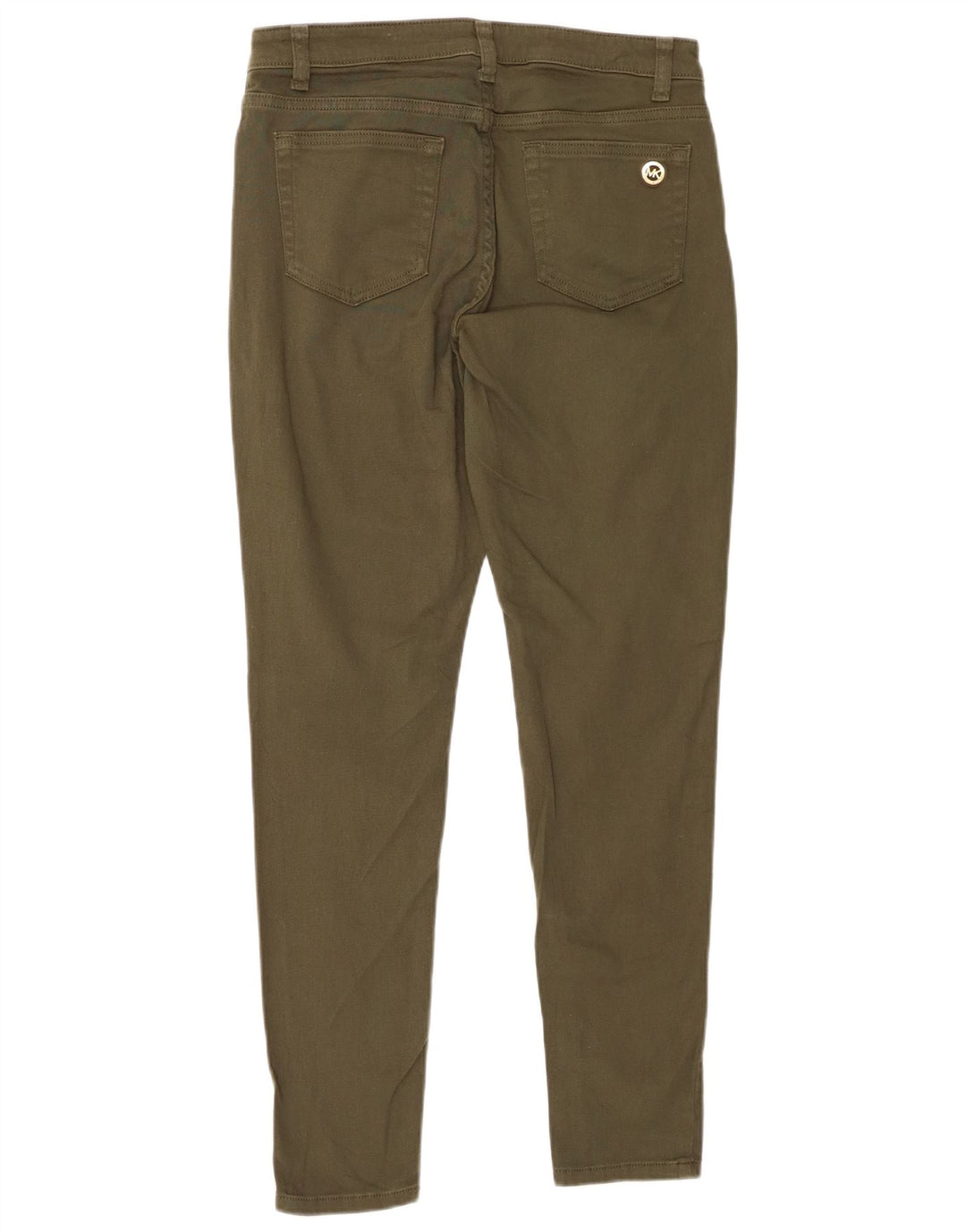 MICHAEL KORS Ženske uske ležerne hlače US 8 srednje W28 L29 Kaki