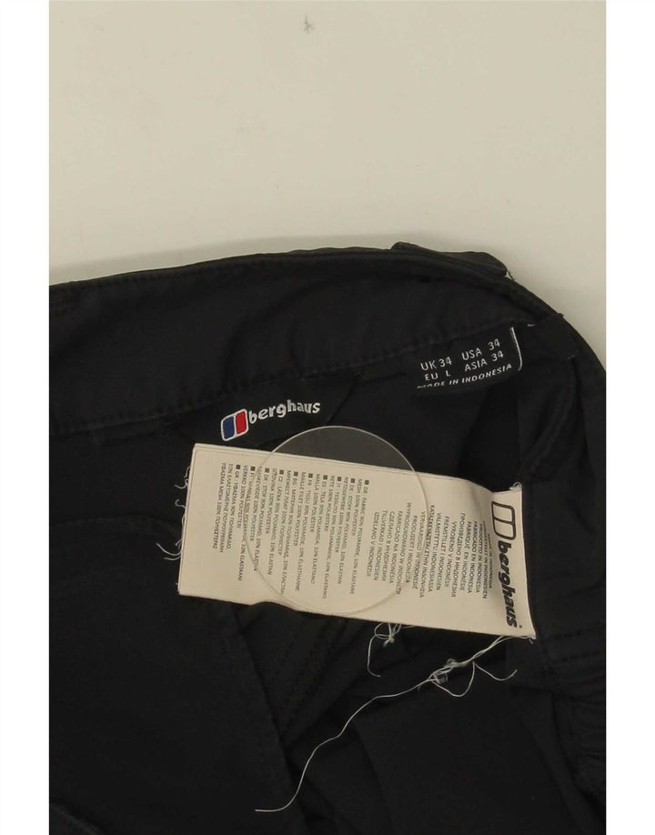 Berghaus muške ravne kargo hlače W34 L30 sivi poliamid