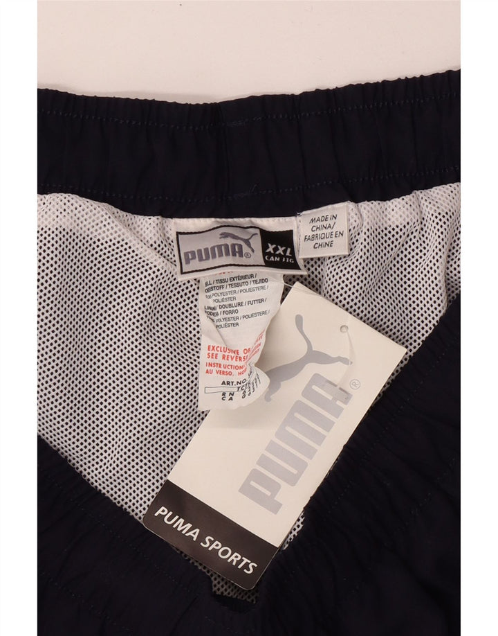 Puma muške sportske kratke hlače 2XL tamnoplavi poliester