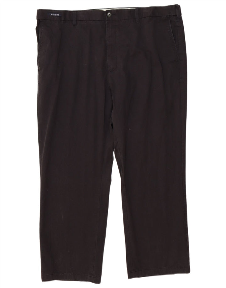 Marks & Spencer muške chino hlače regularnog kroja Blue Harbor W44 L29 crne