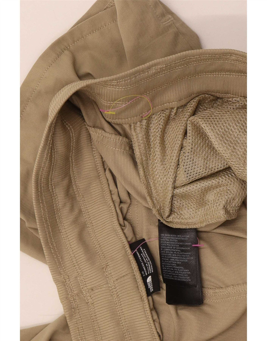 The North Face muške sportske kratke hlače velike bež najlonske boje