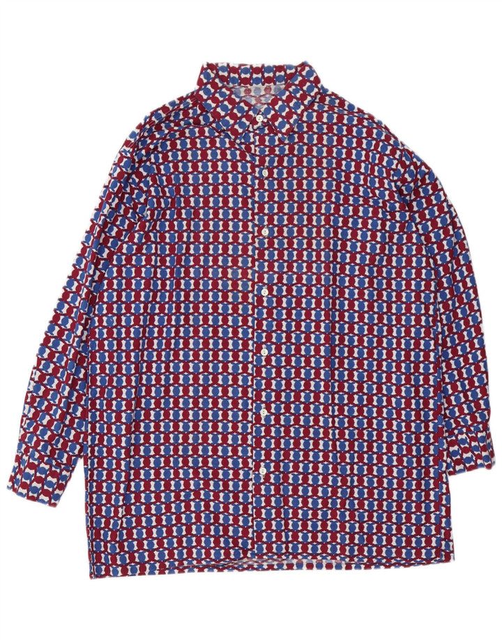 Vintage muška košulja velikih raznobojnih geometrijskih oblika