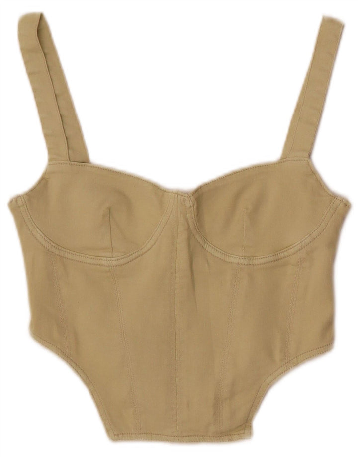 Zara ženski gornji dio korzeta UK 8 Small Green